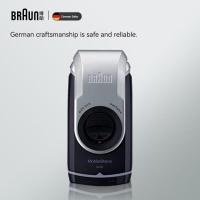 ราคา Braun M90 เครื่องโกนหนวดไฟฟ้าแบบเปียก&แห้งไร้สายแบบพกพา 3 ใบมีด Flexing สําหรับเครื่องโกนหนวดระยะใกล้ (40519898076)