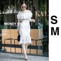 ราคา เดรสแขนยาวซีทรู งานป้าย (1582667772)