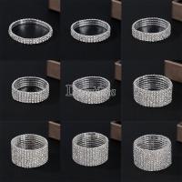 ราคา สร้อยข้อมือ ประดับเพชร พลอยเทียม 2-10 แถว ยืดหยุ่น อเนกประสงค์ สําหรับเจ้าสาว (19372749616)