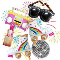 ราคา ลูกโป่งยุค90สไตล์วัยรุ่น โรโร่เบส ไมโคโฟน เทป แว่นตา วิทยุ (26057089468)