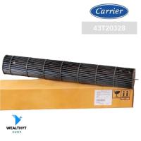 ราคา 43T20328 ใบพัดลมคอยล์เย็น Carrier ใบพัดลมโพรงกระรอก โบเวอร์แอร์ แคเรียร์ อะไหล่แอร์ ของแท้ศูนย์ (43307630058)