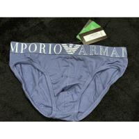 ราคา ของแท้ กางเกงชั้นในชาย Emporio Armani Stretch Cotton size M ทรงบรีฟ สีฟ้า (พร้อมกล่อง) (24583196591)