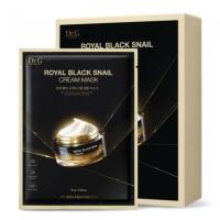 ราคา Dr.g Royal แผ่นมาส์กหน้า ครีมหอยทาก สีดํา 10 แผ่น (21779944615)
