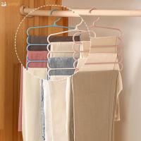ราคา ไม้แขวนเสื้อยีนกางเกงออแกไนเซอร์ประหยัดพื้นที่กางเกงชั้นวางสําหรับแจ็คเก็ตกระโปรงเสื้อกันหนาวกางเกงยีนส์ (41527917158)