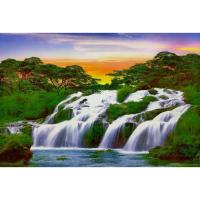ราคา (494) รูปโปสเตอร์ขนาดใหญ่ ภาพวิวน้ำตก ขนาด 20x30นิ้ว ( 50x76 ซม.) (43703547378)
