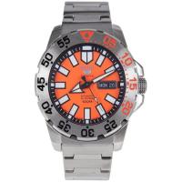 ราคา Seiko นาฬิกาข้อมือผู้ชาย สีเทา/ส้ม สายสแตนเลสรุ่นSRP483J1 (340017440)