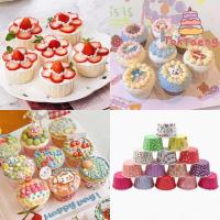 ราคา ถ้วยคัพเค้ก ถ้วยกระดาษ ลายการ์ตูน แพ็ค100ใบ (20587359796)