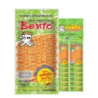 ราคา ( 12ซอง) เบนโตะ หมึกอบ รสซีฟู้ดจัดจ้าน4ก. (43559140795)