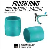 ราคา ซิลิโคนรัดปลายผ้าพันแฮนด์เสือหมอบ สีเขียวเทอร์ควอยซ์ CICLOVATION : RACING - SILICONE FINISH RING FOR HANDLEBAR TAPE (24039683349)