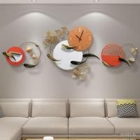 ราคา แขวนผนังผนังที่เรียบง่าย Mute decorcolck เหล็กนาฬิกาแขวนนาฬิกาปลาสไตล์โมเดิร์น WTAB (47402429715)