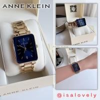 ราคา Isa Lovely Shop Anne Klein Women's Bracelet Watch AK/3929 สาย สีทอง หน้าปัด สีน้ำเงิน (24009564211)