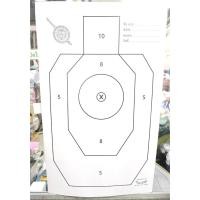 ราคา เป้าซ้อมยิง เป้ายิงปืน IDPA Target เป้ากระดาษ (50 แผ่น) ใช้สำหรับฝึกซ้อมของสนาม กระดาษที่มีคุณภาพ หนา 270 แกรม (54802202654)