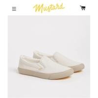 ราคา Mustard Sneakers รุ่น Slip On Sand (11616873080)