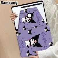 ราคา เคสฝาพับ Samsung Tab S6 lite S7 S8 S9 S10+/S7FE S9FE S9FE+ A8 A9 A9+ เคส Samsung Galaxy Tab S8+ /S9+ /S7+/ A7lite 360° วัสดุอะคริลิ เคส Galaxy Right pen /Kuromi Samsung case (29565676536)