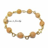 ราคา กำไลหยกสีน้ำผึ้งทอง มีความยาวให้เลือก หยกแท้จากพม่า งานสวย สร้อยข้อมือพลอยแท้ รับประกันหยกแท้ (12974057481)