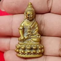 ราคา พระกริ่ง วัดสุทัศน์ เนื้อทองเหลืองลงหิน ขนาด 3 ซม. (52603777389)