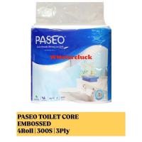 ราคา PASEO 4 ROLL EMBOSSED TOILET TISSUE 300s / ห้องน้ํา TOILET เนื้อเยื่อ ROLL 4 ม้วน 300 แผ่น (57251877475)