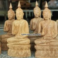 ราคา พระปางประทานพร พระไม้แกะสลัก พร้อมส่ง‼️ พระประจำวัน หน้าตัก 4 นิ้ว สูง 9 นิ้ว แกะสลักจากไม้สักทอง (22419762513)