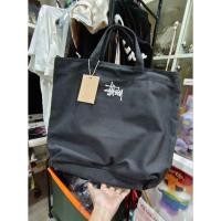 ราคา *พร้อมส่ง*กระเป๋า Stussy Canvas Tote Bag Stussy Logo Black​ (50303898319)