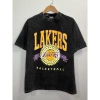 ราคา เสื้อยืดผ้าฟอกวินเทจสกรีนลายทีมบาส L.A.Lakers (26854851353)
