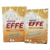 ราคา (ยกกล่อง)Amogin Effe Orange Flavour 12 sachets x 4.3 g. อาโมจิน เอฟเฟ รสส้ม 12 ซอง x 4.3 กรัม คลายกรด ลดแน่นเฟ้อ9886 (28131491375)