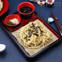 ราคา เกลเนส จานบะหมี่เย็น,จานบะหมี่โซบะสไตล์ญี่ปุ่นพลาสติก,ทําความสะอาดง่ายด้วยเสื่อไม้ไผ่ ร้านอาหารจานใส่อาหารอเนกประสงค์แฟชั่น (48454430604)