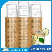 ราคา 50ชิ้น ถ้วยไวน์พลาสติกแก้วไวน์พลาสติกถ้วยทิ้ง (29291409476)