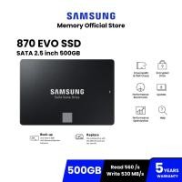 ราคา SAMSUNG 870 EVO SSD SATA 2.5" 560 / 530 MB/s ความจุ 500GB : 5Y (870 EVO / MZ-77E500BW) (24914093410)