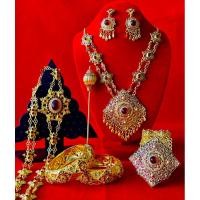 ราคา สร้อยคอ เครื่องประดับชุดไทยสีทองลงยา เงิน นาก เครื่องประดับเจ้าสาว ไทย ล้านนา (12899358205)