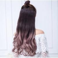 ราคา แฮร์พีช ผมลอน ดิฟปลายทูโทนสีชมพู (44218917260)