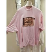 ราคา New Acne Studios logo tee ชมพู มือ1ของแท้ พร้อมส่ง **ทักรีเชคไซส์รายวันก่อนกดค่า (57502735418)