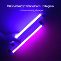 ราคา ไฟ LED บรรยากาศสีม่วง สีฟ้าขนาดเล็ก ระบบควบคุมแบบไม่อัจฉริยะ ไฟกลางคืนห้องนอน (49451176592)