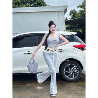 ราคา #ชุดเซทงานป้ายNicha เซทเข้ารูปทรงสวยแมตช์กันมาแบบ ลงตัวสุดๆใครชอบงานเข้ารูปคือต้องจัดนะคะ (41168567490)