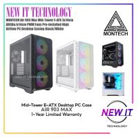 ราคา MONTECH Air 903 Max Mid-Tower E-ATX 3x14 ซม. ARGB & 1x14 ซม. พัดลม PWM ติดตั้ง High Airflow PC Desktop Casing-Black/White (50552273972)