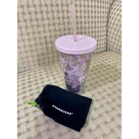 ราคา แก้วสตาร์บัค cold cup tumbler Starbucks Tumbler Blossom gold and pink 16 ออนซ์ (9815293166)