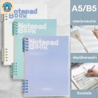 ราคา สมุดโน๊ตบุ๊คสมุดสันห่วงข้าง สมุดโน้ตบุ๊ก A5/B5 ไม่มีเส้น กระดาษสีถนอมสมุดสันห่วง สไตล์เกาหลี อุปกรณ์การเรียน (26229289632)