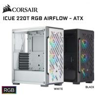 ราคา CASE (เคส) Corsair Icue 220T RGB Airflow Tempered Glass Mid-Tower Smart Case (2514156571)