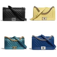 ราคา Chanel/Le/boy/CHANEL/กระเป๋าโซ่/กระเป๋าสะพาย/A67086/แท้ 100% (28675736839)