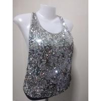 ราคา เสื้ิอ Crop top ปักเลื่อมสีเงินระยับ Balera ( USA.) size S-M (13661044788)