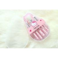 ราคา Hello Kitty ชุดแปรงแต่งหน้าคิตตี้ 5 ชิ้น รุ่นใหม่ กล่องพลาสติก (308432717)