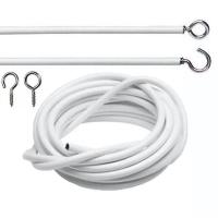 ราคา ลวดแขวนผ้าม่าน ลวดขึงผ้าม่าน แถมฟรีตะขอหัวเกี่ยว / ตะขอหัวเกี่ยว ตะขอผ้าม่าน (18534414523)