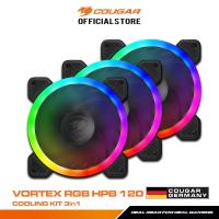 ราคา Cougar VORTEX HPB 120 COOLING KIT : Fan Case พัดลมเคส RGB 3 ตัว + กล่องรีโมทควบคุม ประกัน 1 ปี (1276458029)