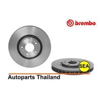 ราคา จานเบรกหน้า Brembo สำหรับ Mitsubishi Lancer Evolution 4-9 (IV-IX) ปี 99-> (1 คู่) (6351765050)