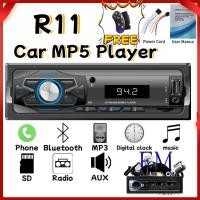 ราคา MOSS R11(ควบคุมทิศทาง) ชาร์จโทรศัพท์ ไฟรุ้ง กำลังสูง เครื่องเล่น MP3 สำหรับรถยนต์ ฟัง MP3 ผ่านบลูทูธ/USB/TF/AUX (46052416675)