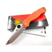 ราคา มีดพับ Spyderco สีส้ม ทรง Tanto พร้อมส่ง (24191468517)