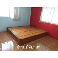 ราคา เตียงไม้สักทรงกล่อง(ส่งฟรี)ขนาด 5-6 ฟุตเตียงไม้สัก**แจ้งโทนสีได้ตามชอบ (5662345517)