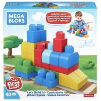 ราคา Mega Bloks 40 pcs บล็อกตัวต่อขนาดใหญ่ Fisher Price ของแท้ (3452993381)