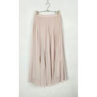 ราคา Uniqlo กระโปรงพลีทชีฟองสีชมพูอ่อน (29861671989)