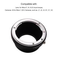 ราคา อะแดปเตอร์เลนส์สําหรับเลนส์ Nikon F Mount สําหรับกล้อง Nikon 1-Series V1, V2, J1, J2 Mirrorless (5247299181)