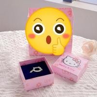 ราคา แหวนคิตตี้ ชุดพร้อมกล่องชุบเงิน925พร้อมหินวิ้งๆ (43604542355)